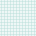 A pastel blue gingham pattern with evenly spaced checks on a white background.