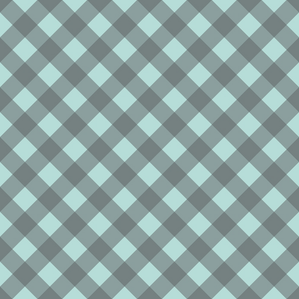 A repeating pattern of diagonal blue and gray squares creating a checkered design.
