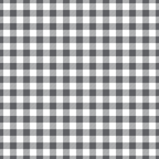 Black and white gingham checkered pattern with evenly spaced squares.