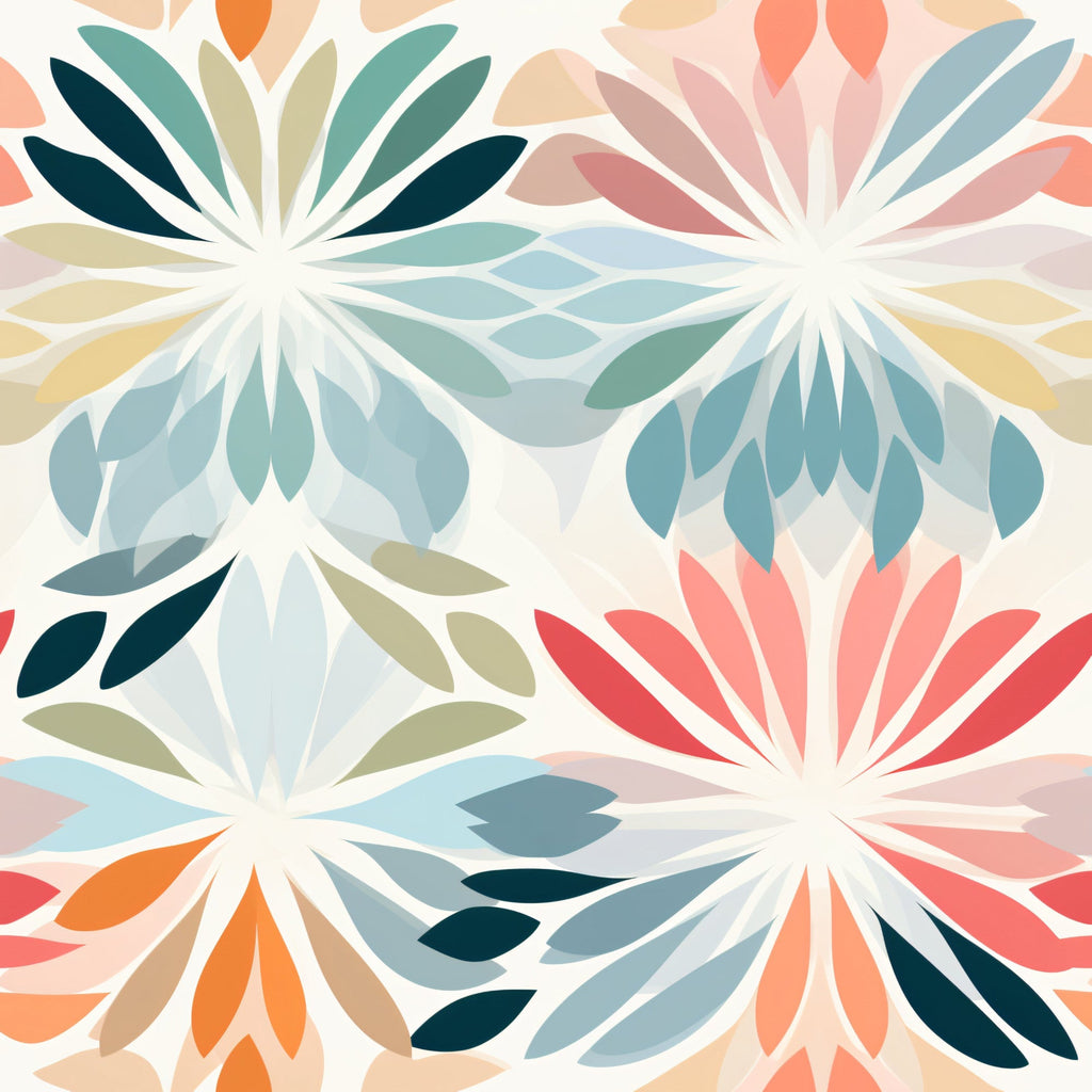 Mod Dreamscape Pattern 1 Minky Fabric