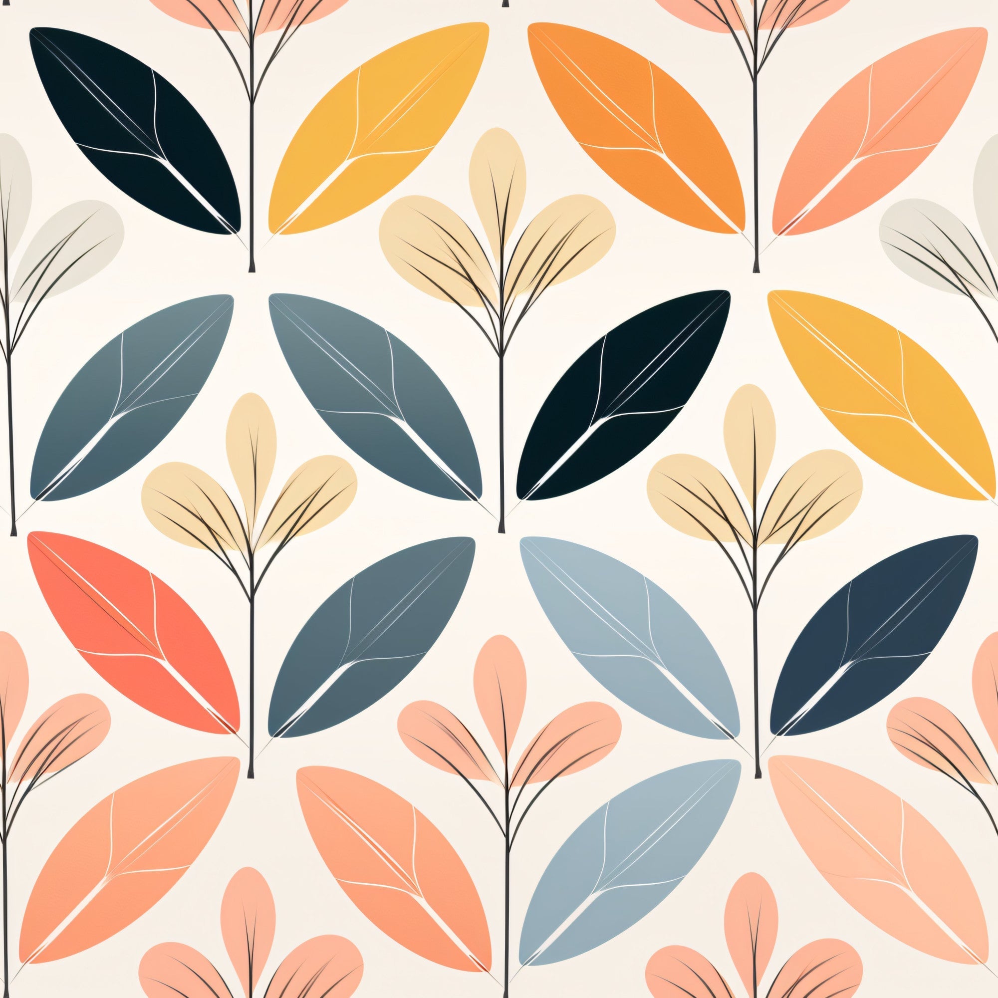 Mod Dreamscape Pattern 2 Minky Fabric