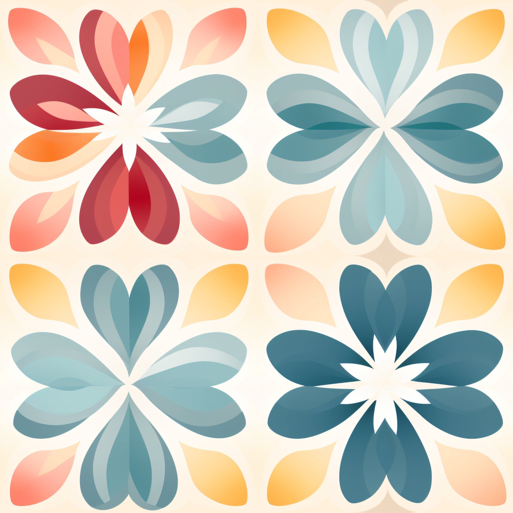 Mod Dreamscape Pattern 4 Minky Fabric