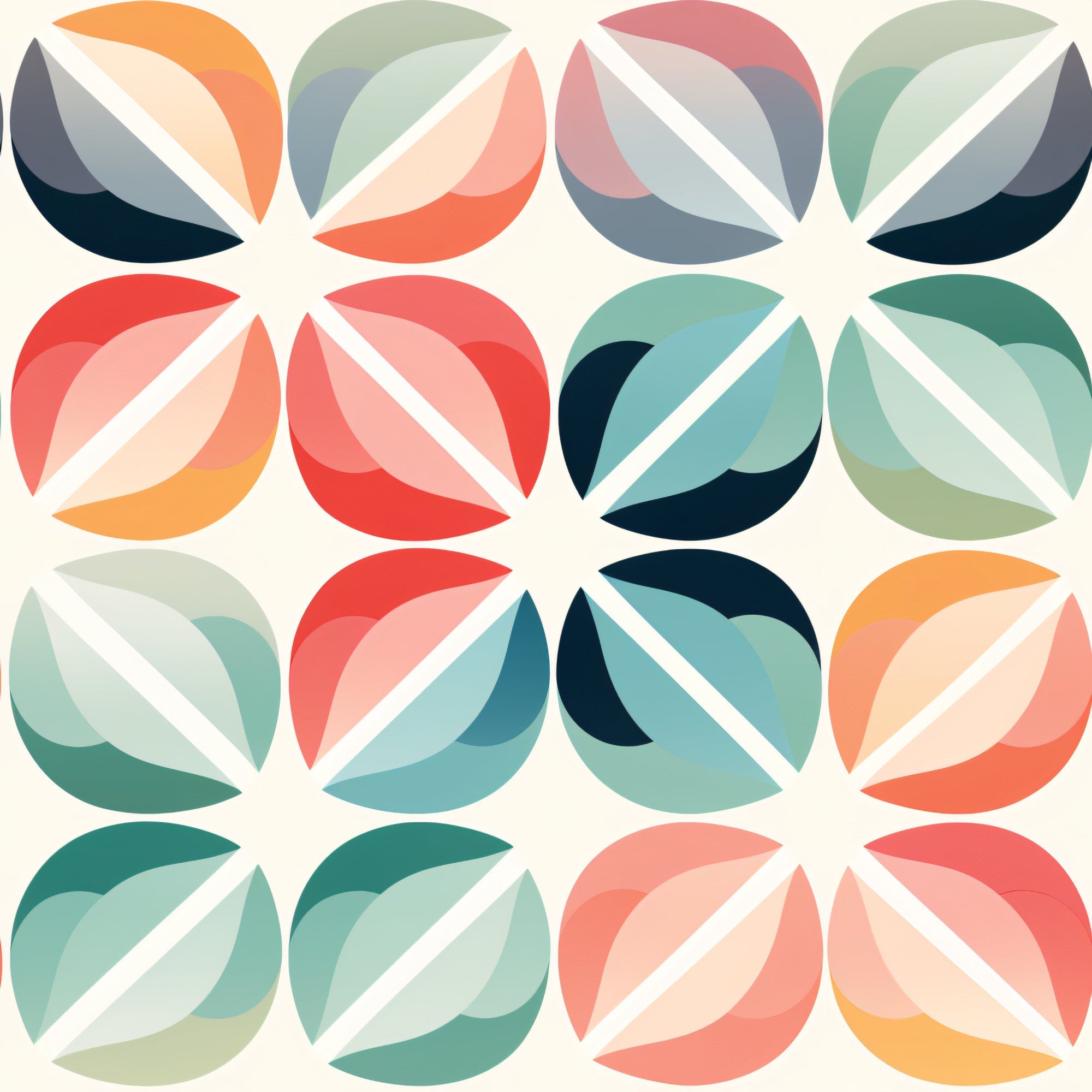 Mod Dreamscape Pattern 5 Minky Fabric