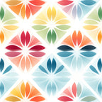 Mod Dreamscape Pattern 6 Minky Fabric