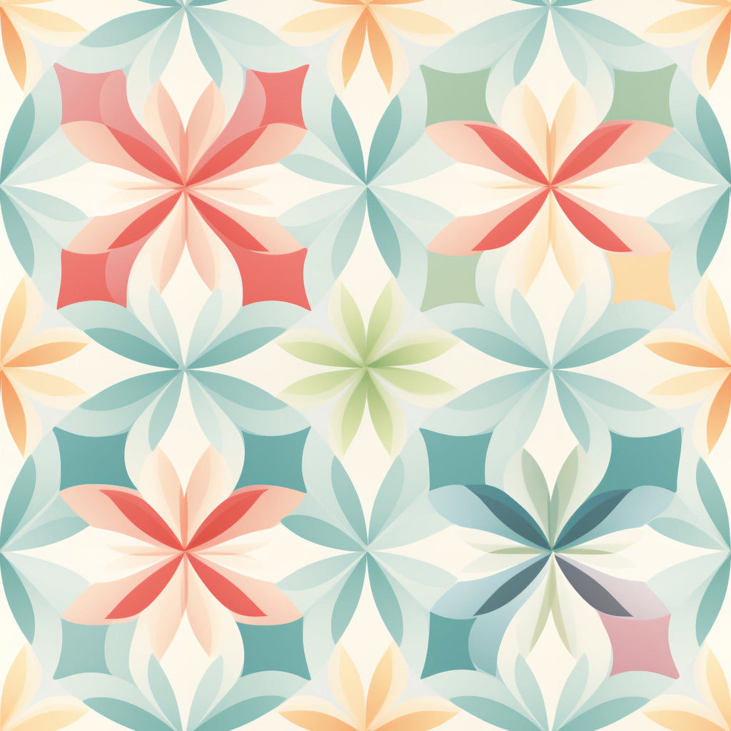 Mod Dreamscape Pattern 8 Minky Fabric