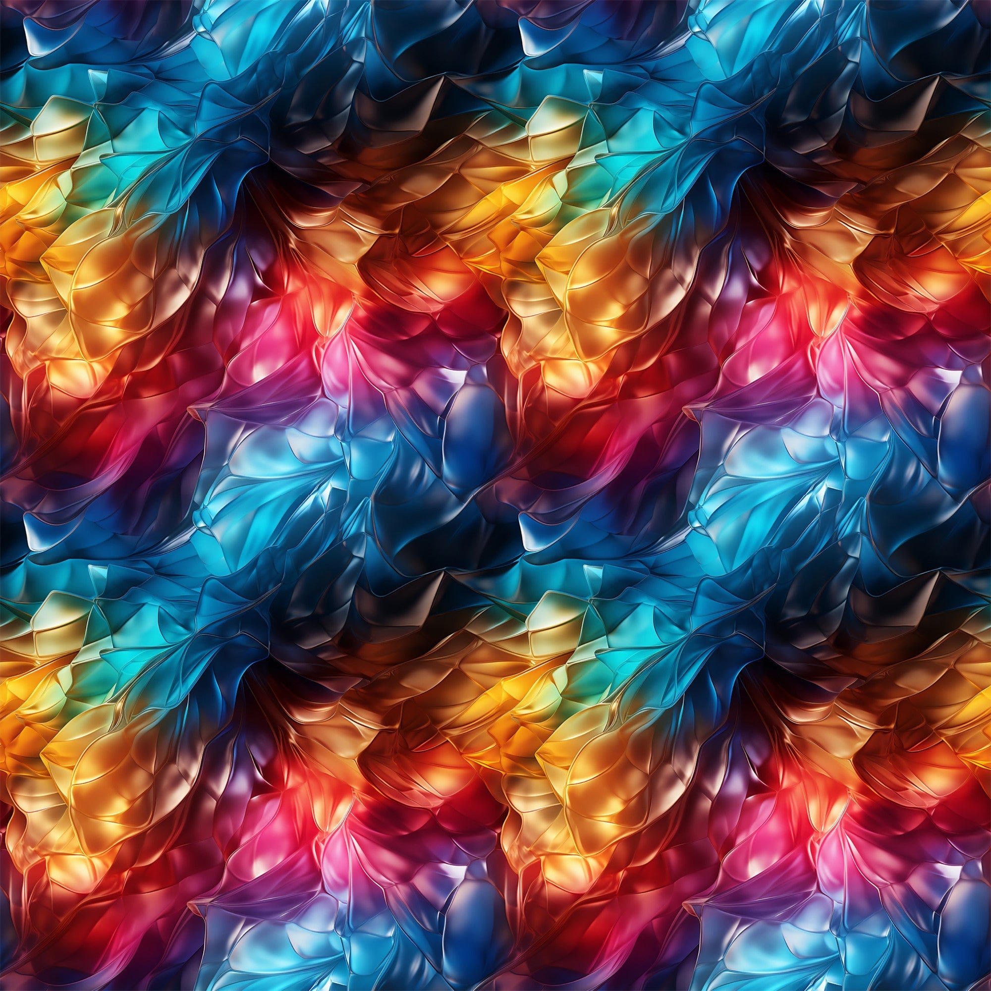 Liquid Prism Pattern 11 Minky Fabric