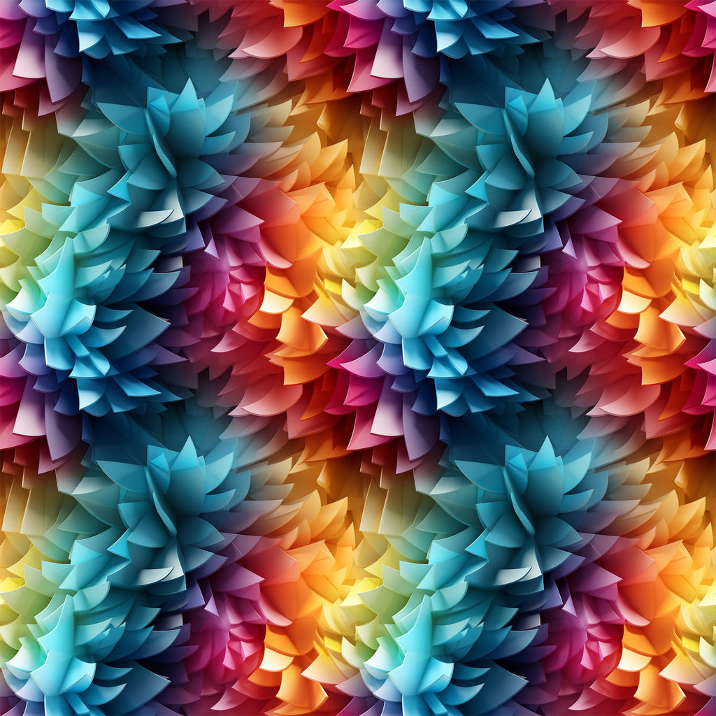 Liquid Prism Pattern 2 Minky Fabric