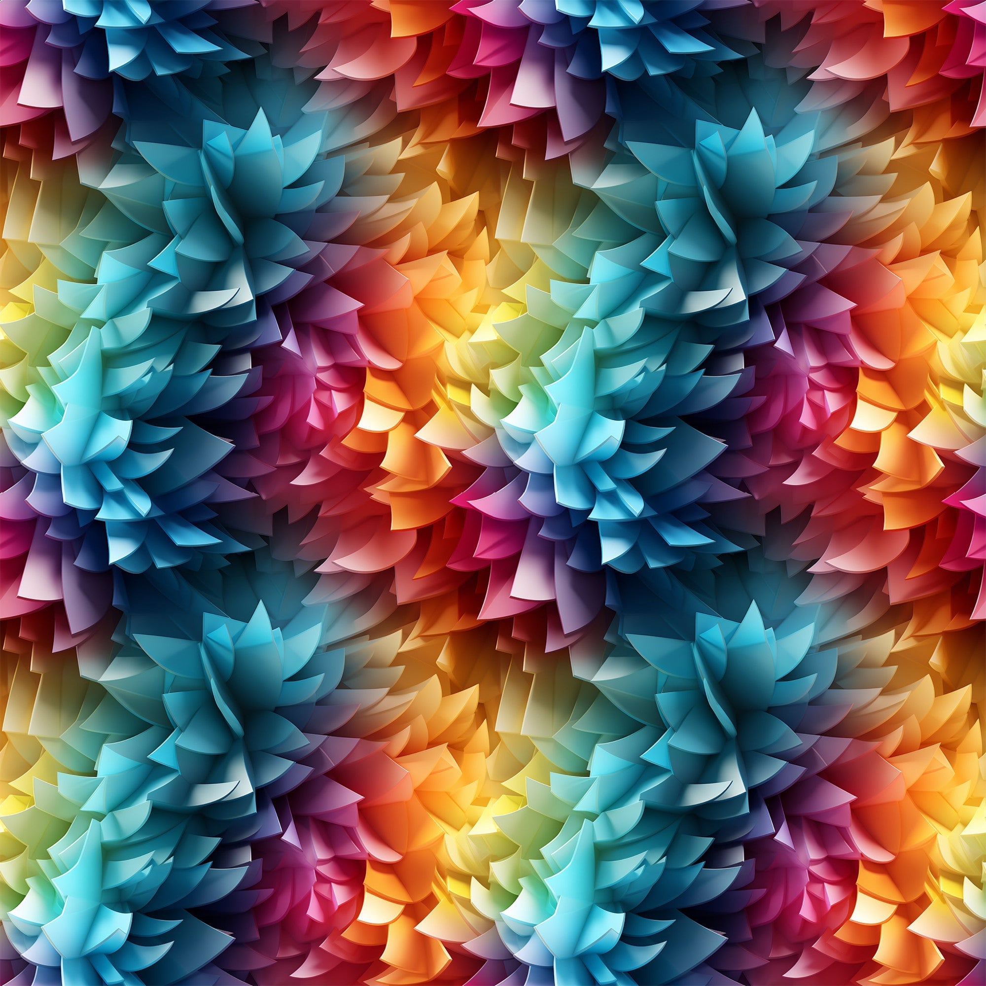 Liquid Prism Pattern 2 Minky Fabric