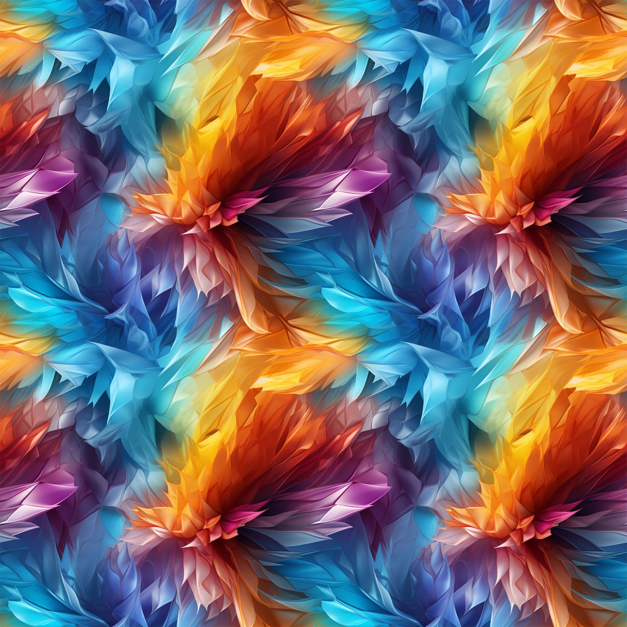 Liquid Prism Pattern 4 Minky Fabric