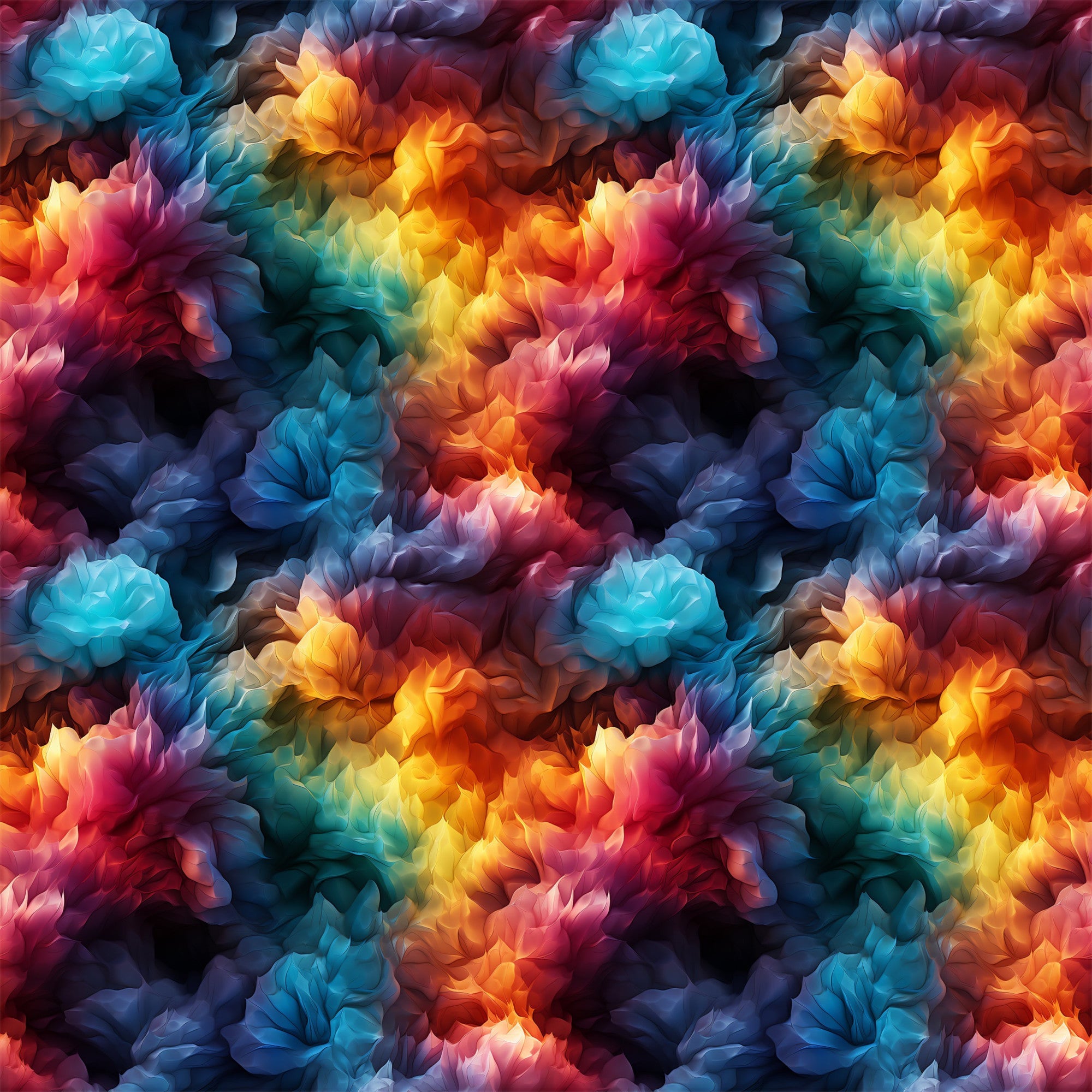 Liquid Prism Pattern 5 Minky Fabric