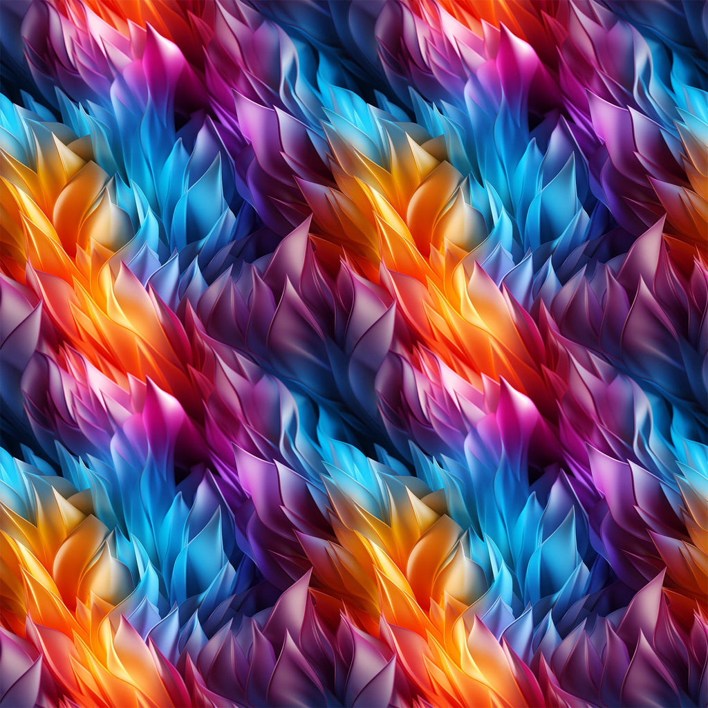 Liquid Prism Pattern 6 Minky Fabric