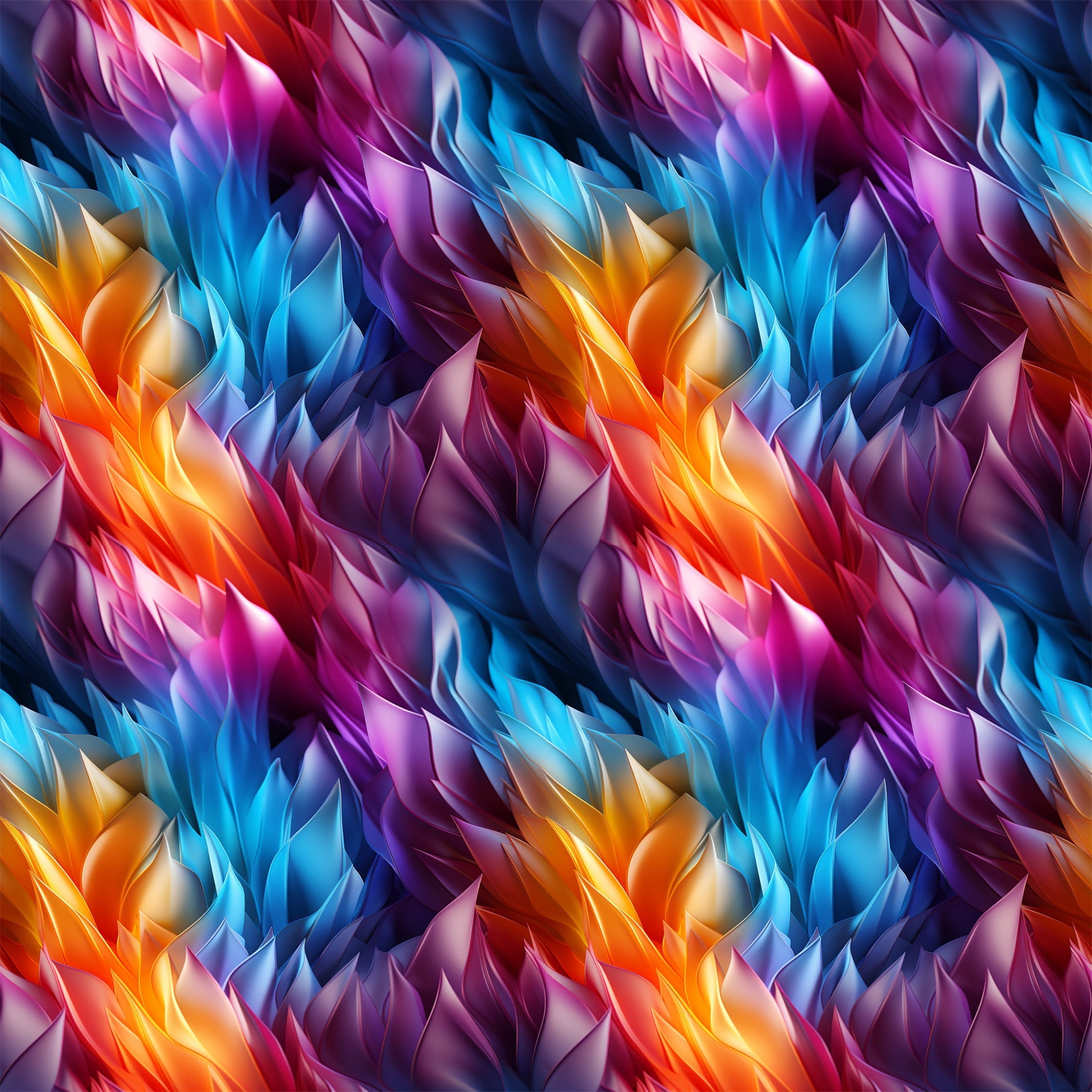 Liquid Prism Pattern 6 Minky Fabric