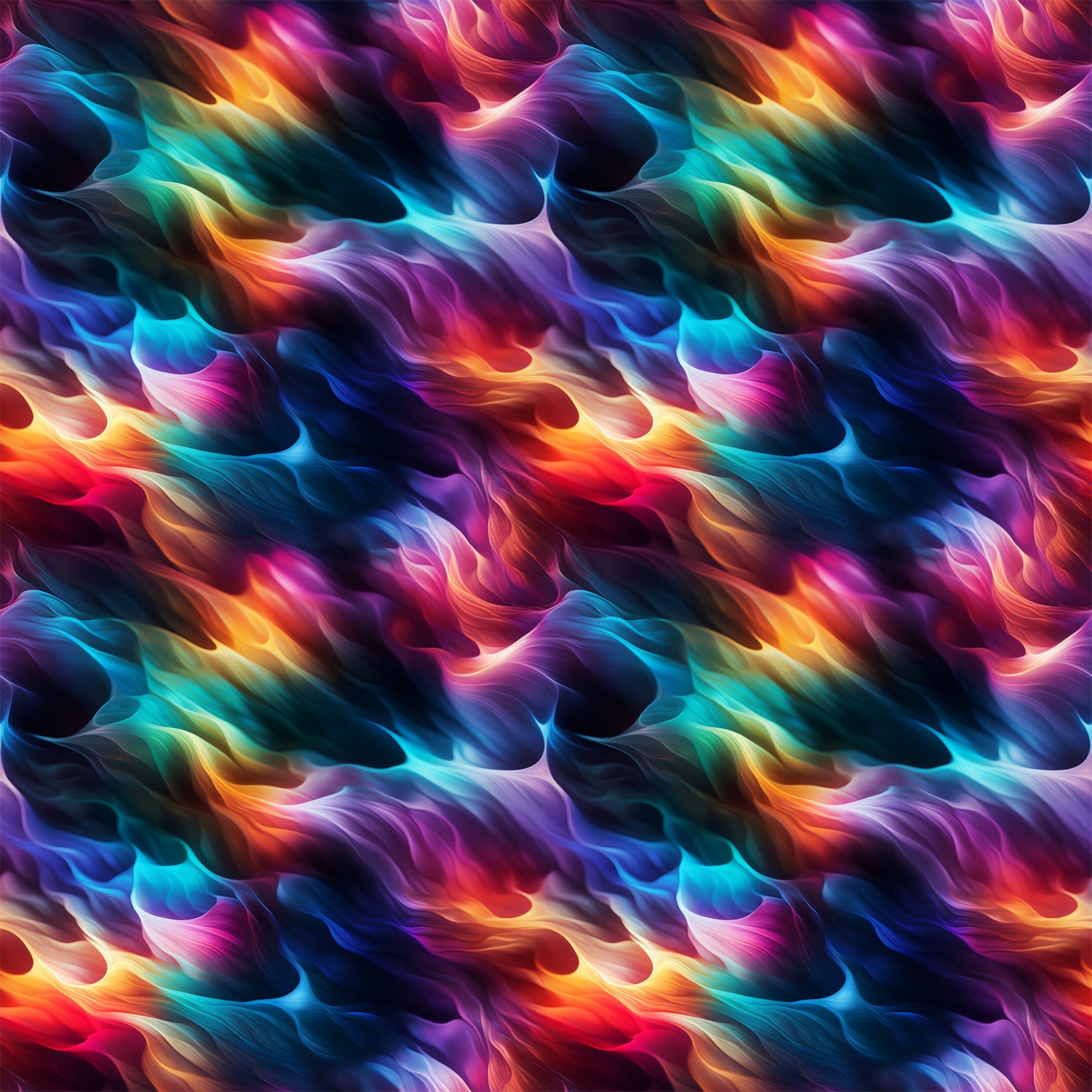 Liquid Prism Pattern 7 Minky Fabric