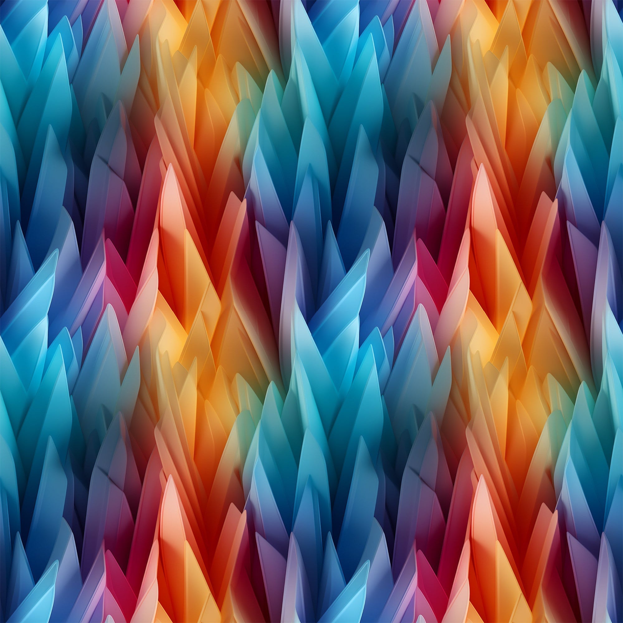 Liquid Prism Pattern 8 Minky Fabric