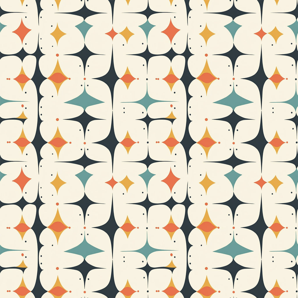 Atomic Diamonds Pattern 11 Minky Fabric