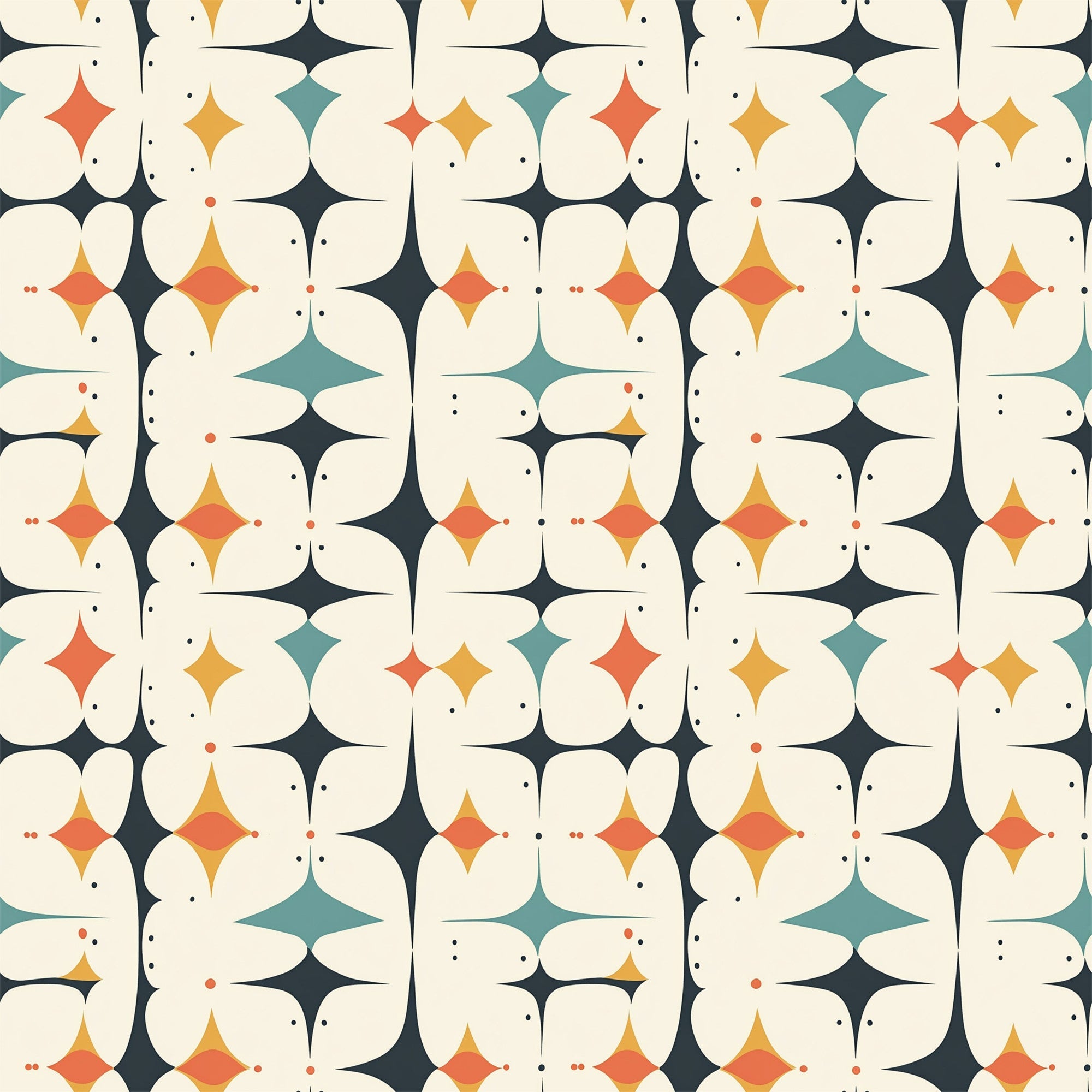 Atomic Diamonds Pattern 11 Minky Fabric