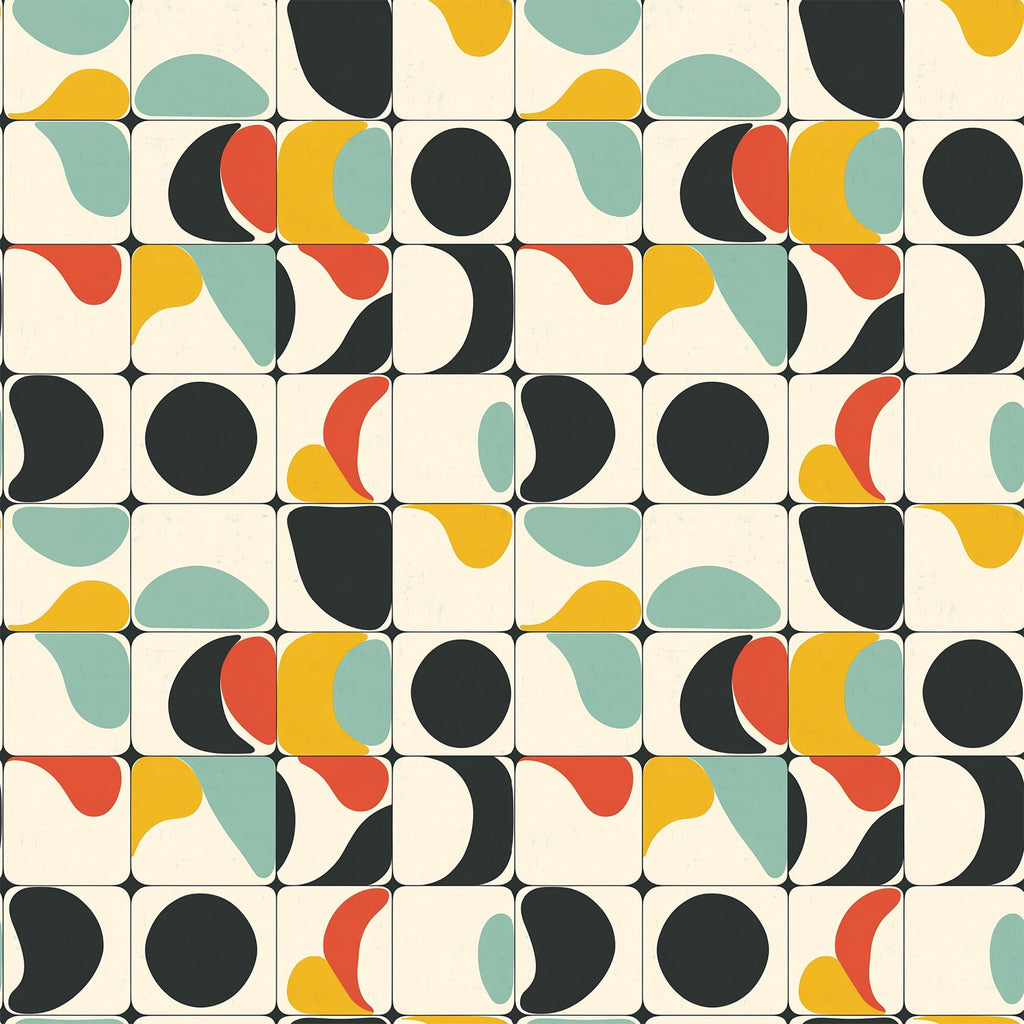 Atomic Diamonds Pattern 2 Minky Fabric
