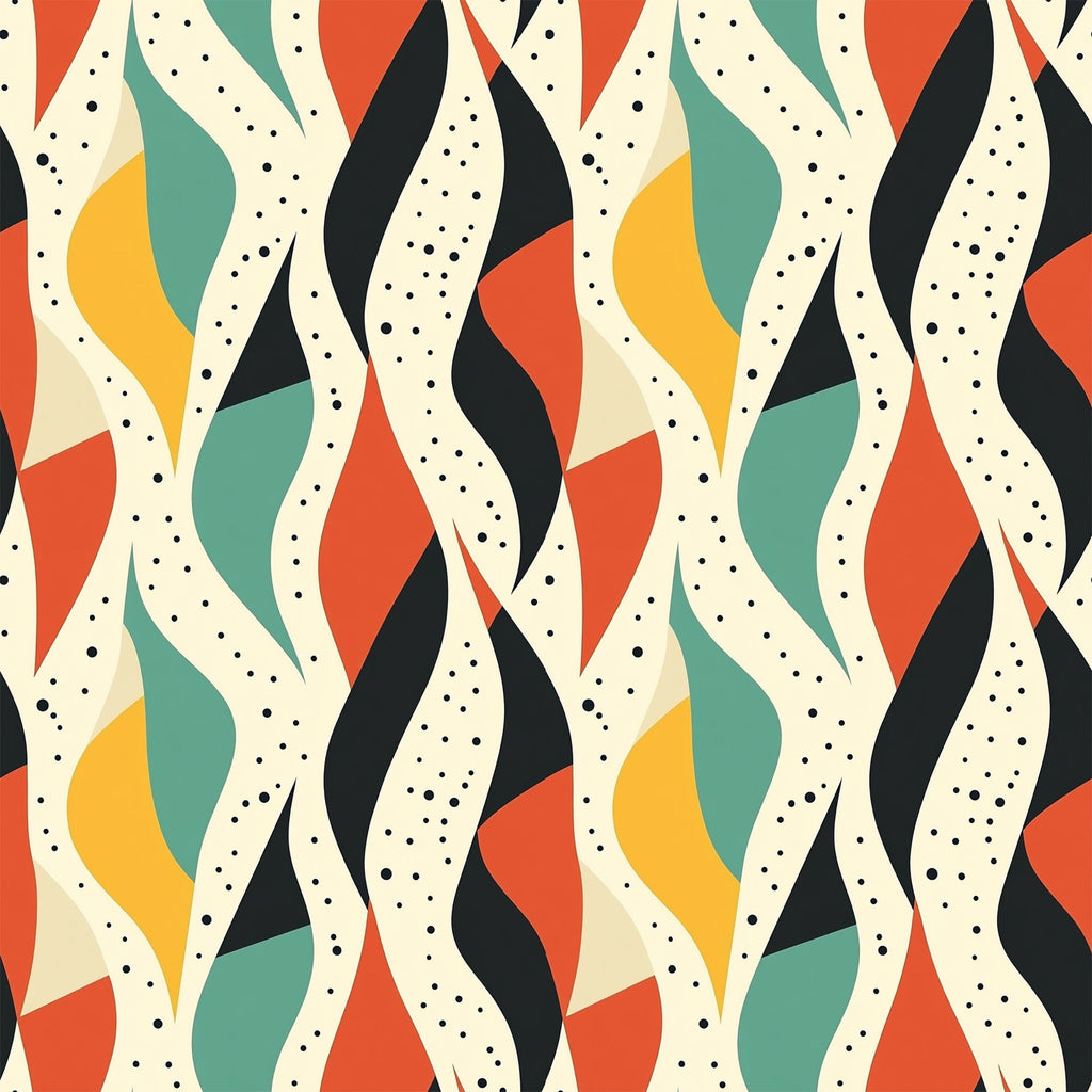 Atomic Diamonds Pattern 6 Minky Fabric