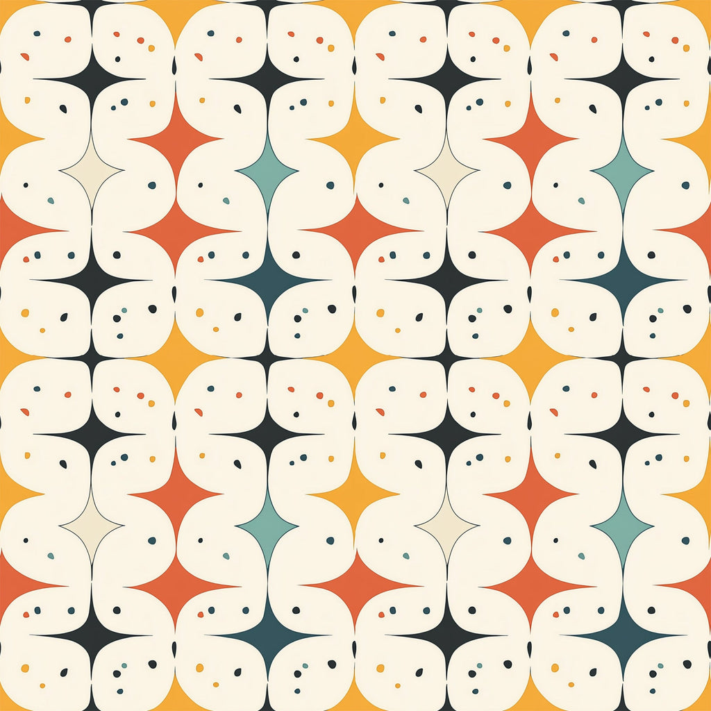 Atomic Diamonds Pattern 8 Minky Fabric