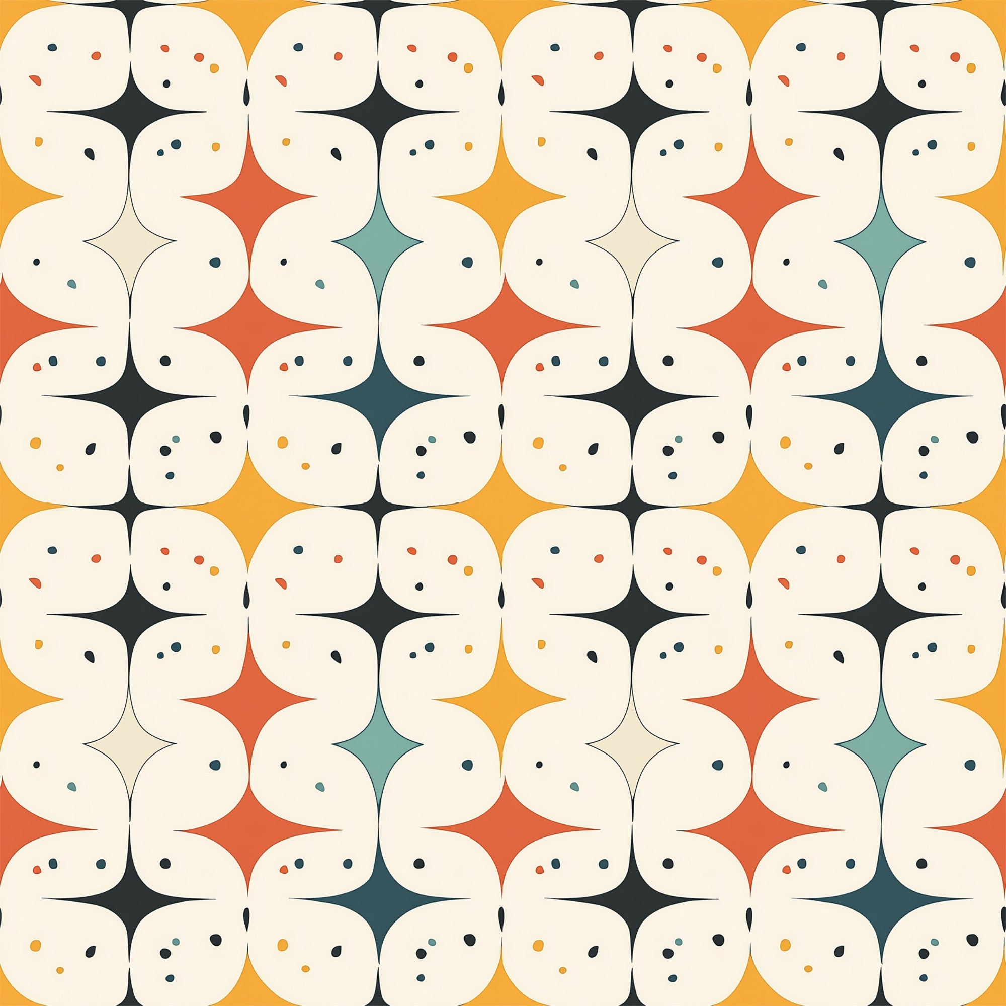 Atomic Diamonds Pattern 8 Minky Fabric