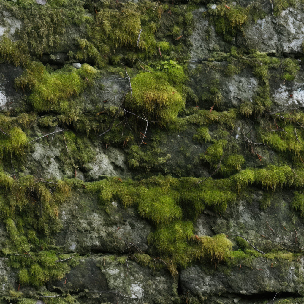 Moss Textures Pattern 2 Minky Fabric