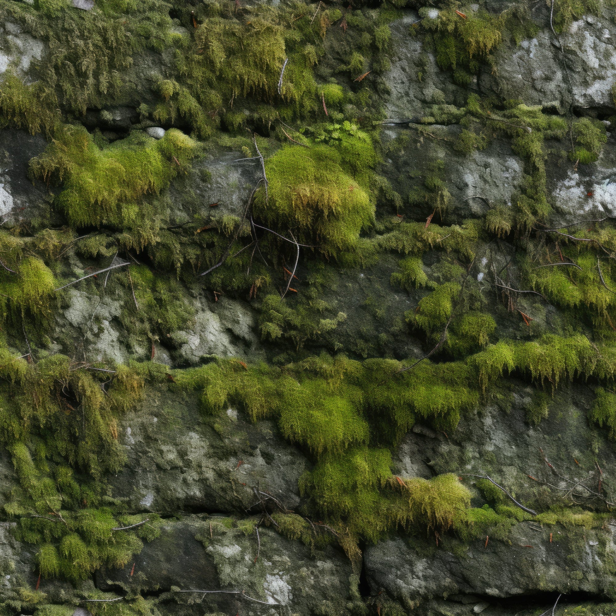 Moss Textures Pattern 2 Minky Fabric