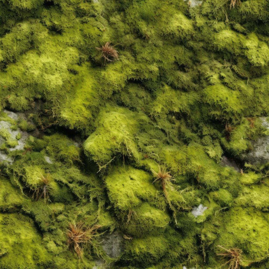 Moss Textures Pattern 3 Minky Fabric
