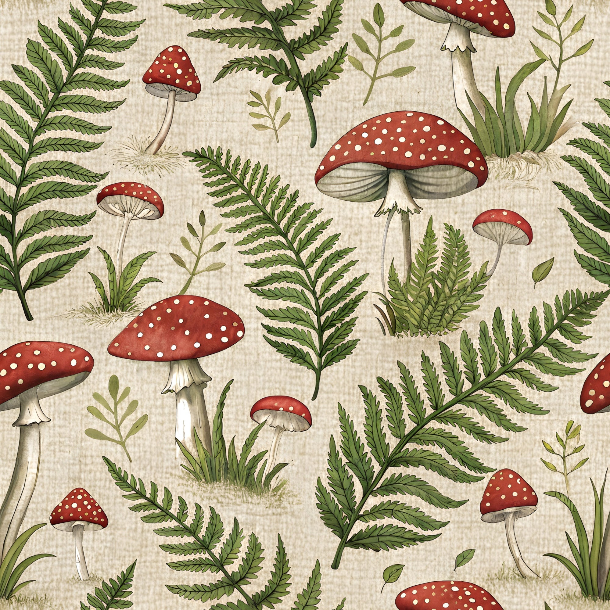 Etched Garden Toile Pattern 2 Minky Fabric