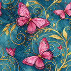 Etched Garden Toile Pattern 7 Minky Fabric