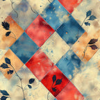 Faded Foliage Pattern 12 Minky Fabric