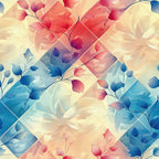 Faded Foliage Pattern 2 Minky Fabric