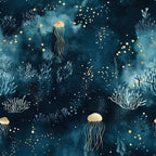 Gilded Depths Pattern 2 Minky Fabric