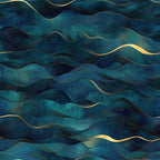 Gilded Depths Pattern 34 Minky Fabric