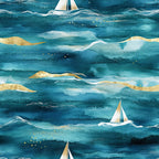 Gilded Depths Pattern 4 Minky Fabric