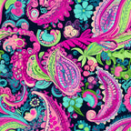 Electric Swirls Pattern 16 Minky Fabric