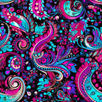 Electric Swirls Pattern 17 Minky Fabric