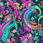 Electric Swirls Pattern 5 Minky Fabric