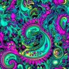 Electric Swirls Pattern 6 Minky Fabric