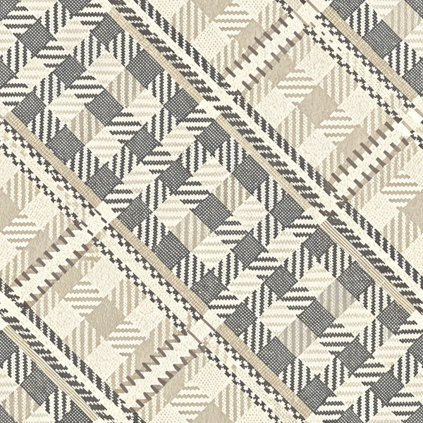 beige, cream, brown, gray, houndstooth, geometric pattern, chevron, zigzag, diagonal stripes, neutral tones,, fabric panel, woven texture, repeating motifs, earth tones, monochromatic, angular design, textile pattern, cotton fabric, geometric blocks
