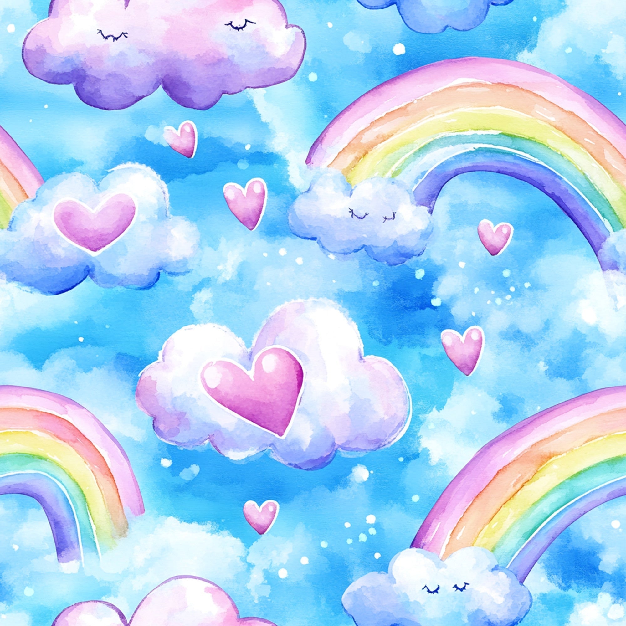 Pastel Sky Dreams Pattern 10 Minky Fabric