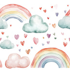 Pastel Sky Dreams Pattern 2 Minky Fabric