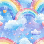 Pastel Sky Dreams Pattern 3 Minky Fabric