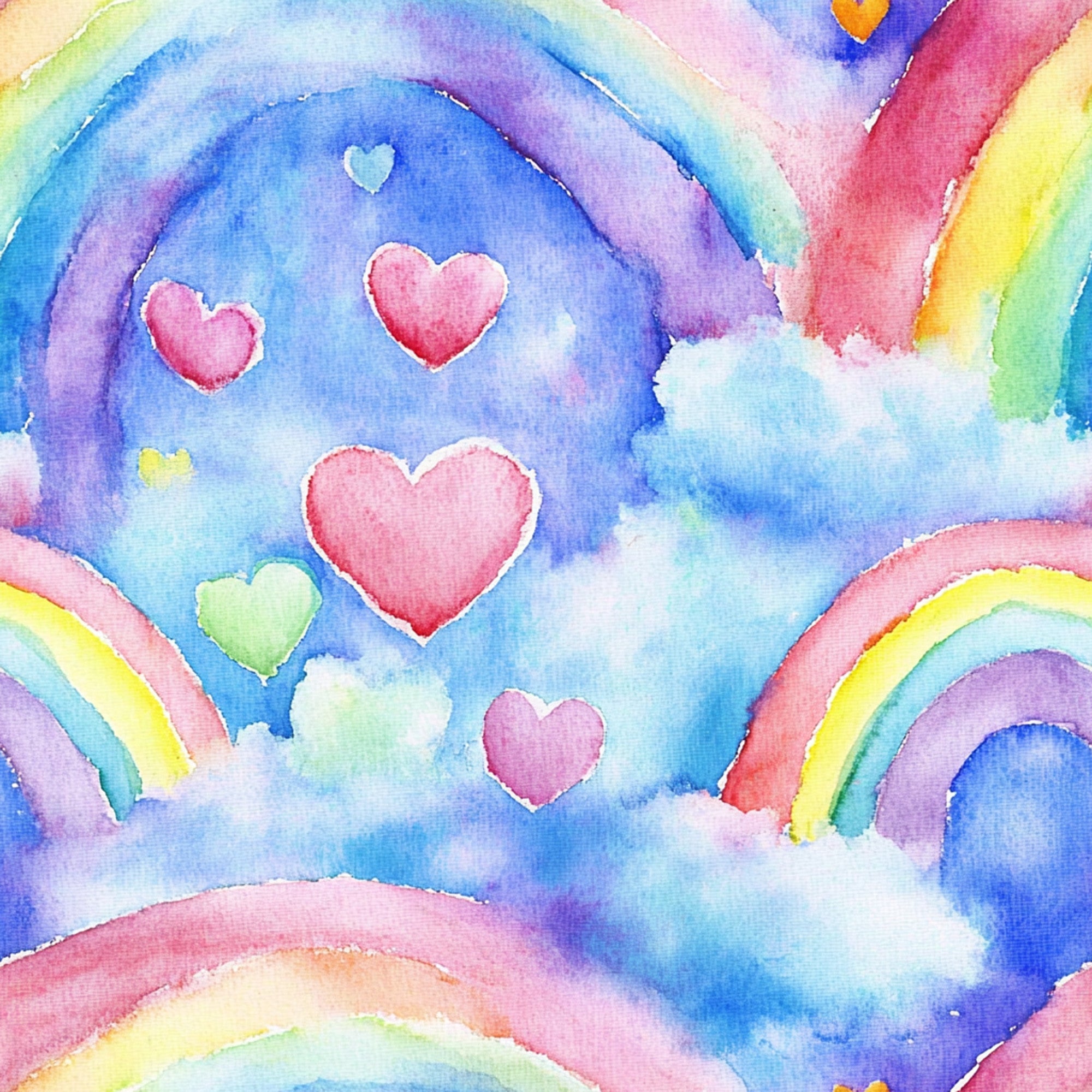 Pastel Sky Dreams Pattern 7 Minky Fabric