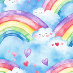 Pastel Sky Dreams Pattern 8 Minky Fabric