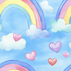 Pastel Sky Dreams Pattern 9 Minky Fabric