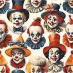 Big Top Jesters Pattern 12 Minky Fabric