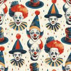 Big Top Jesters Pattern 7 Minky Fabric