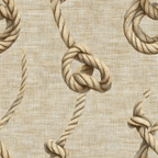 rope pattern, nautical knots, twisted rope, beige background, tan colors, natural linen texture, maritime theme, sailing motif, rope knots, burlap texture, woven fabric,, neutral tones, seafaring design, rope detailing, textured background, coastal theme, marine elements, fabric panel, rope illustrations