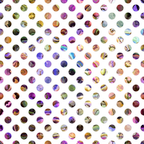 oyster shell, iridescent, pearl, circular dots, polka dot pattern, ocean inspired, sea shell, lustrous, shimmery, purple hues, green tones, pink accents, blue highlights, golden shimmer, nautical theme, marine life,, fabric panel, mother of pearl, opalescent finish