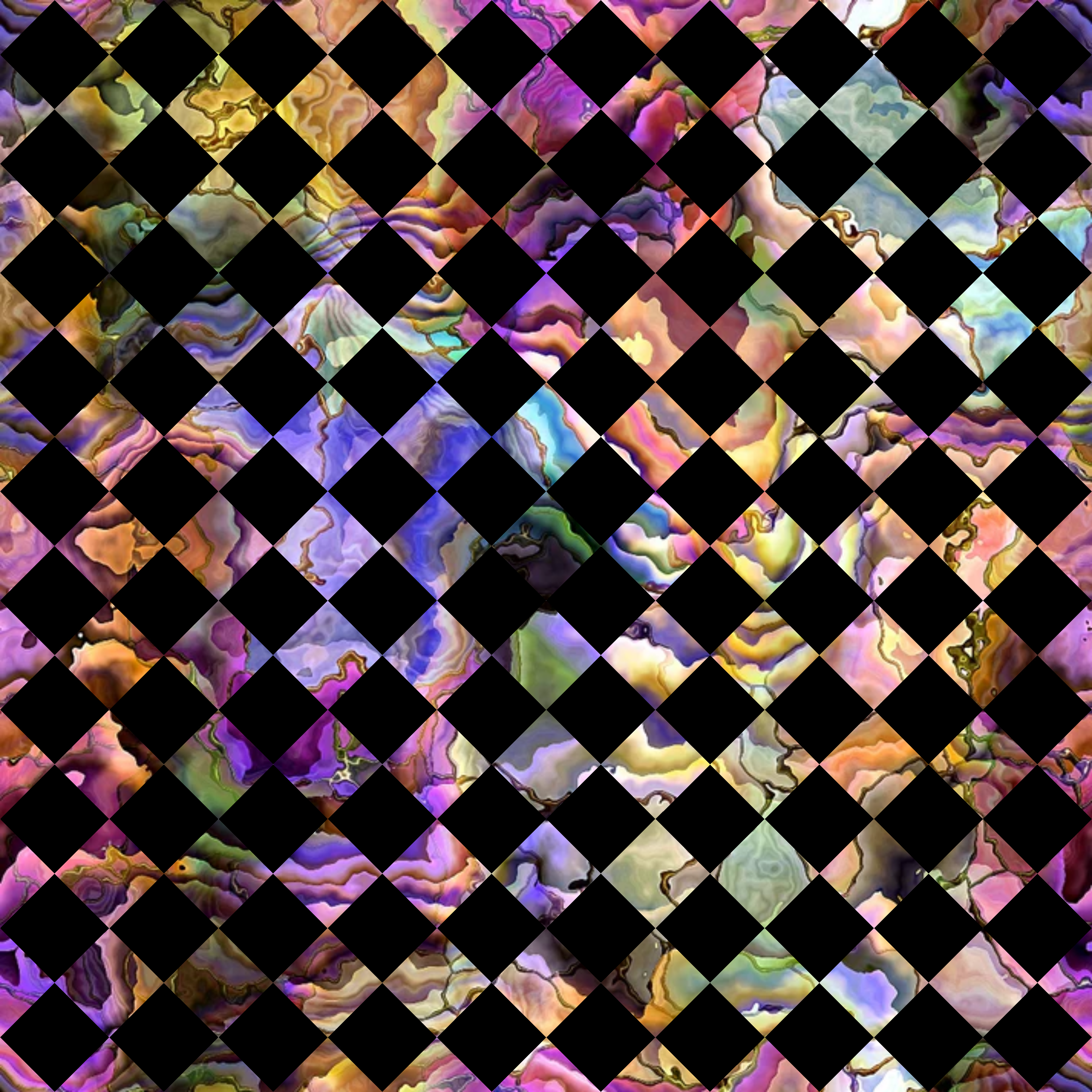 Marbled Opal Pattern 20 Minky Fabric